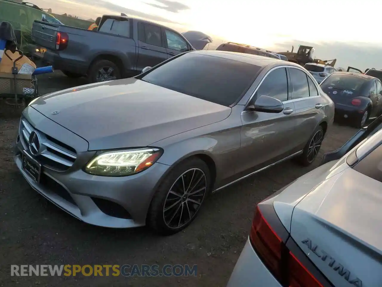 1 Photograph of a damaged car 55SWF8EB3KU284485 MERCEDES-BENZ C-CLASS 2019