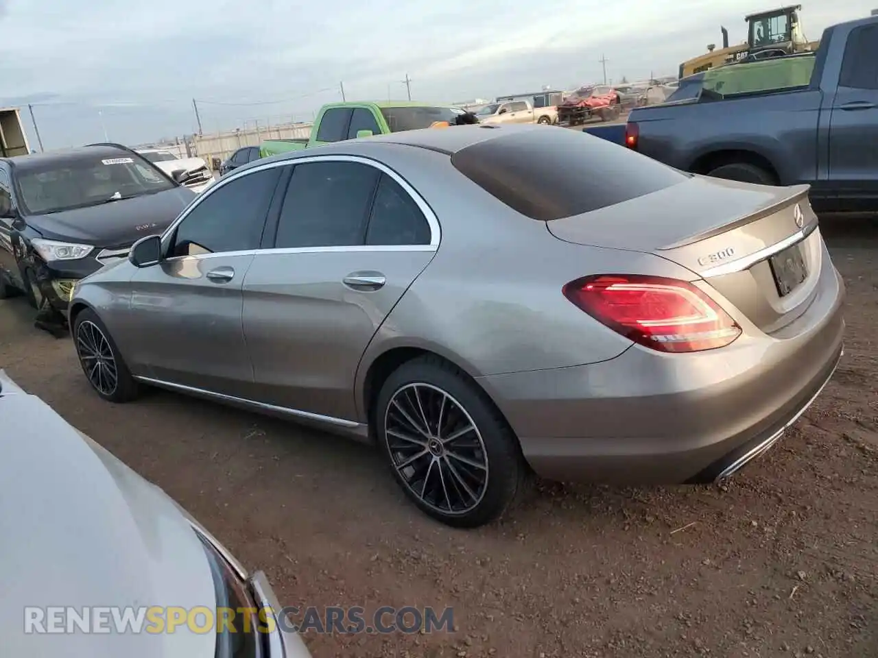 2 Photograph of a damaged car 55SWF8EB3KU284485 MERCEDES-BENZ C-CLASS 2019