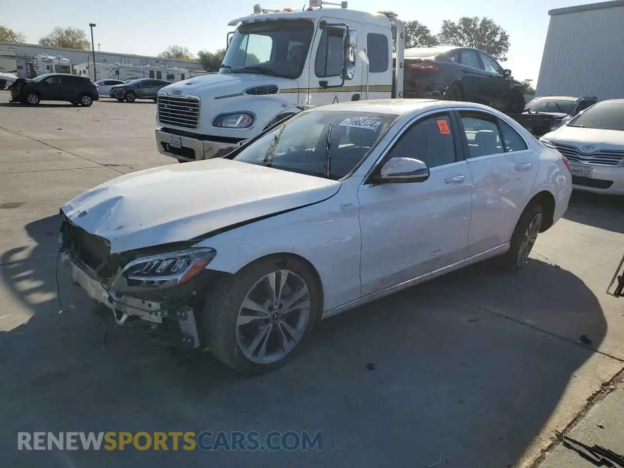 1 Photograph of a damaged car 55SWF8EB3KU285264 MERCEDES-BENZ C-CLASS 2019