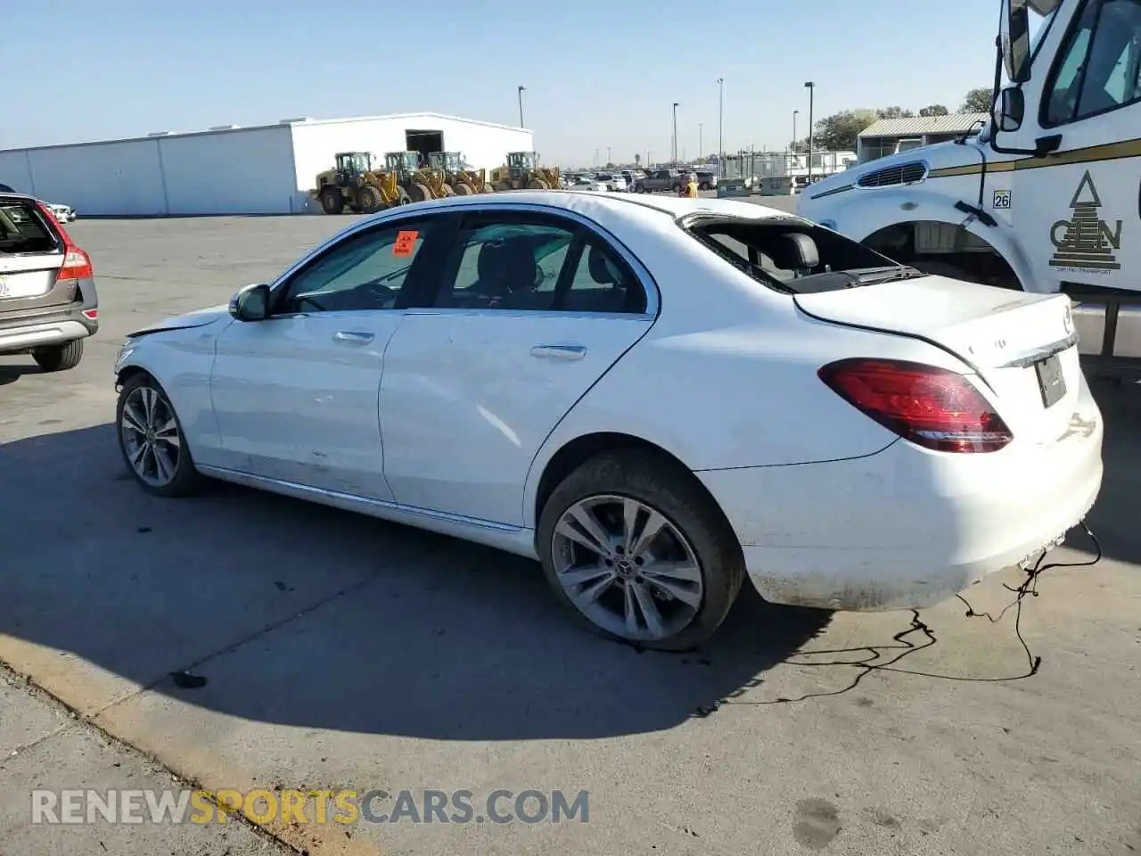 2 Photograph of a damaged car 55SWF8EB3KU285264 MERCEDES-BENZ C-CLASS 2019