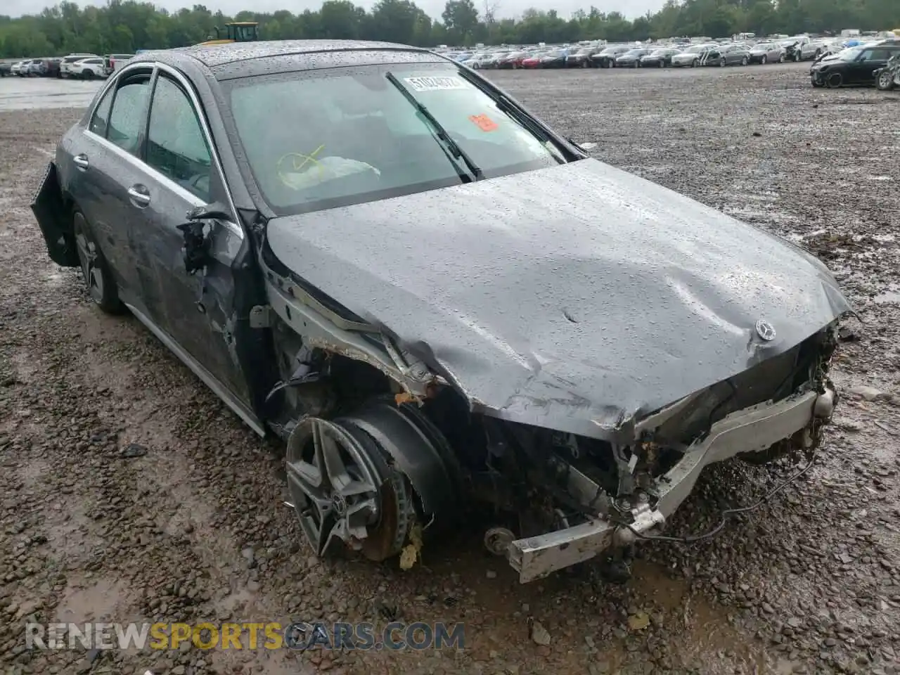 1 fotografías del automóvil dañado 55SWF8EB3KU291680 MERCEDES-BENZ C-CLASS 2019