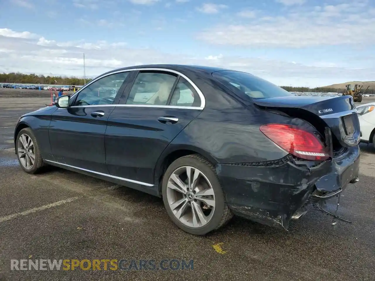 2 Photograph of a damaged car 55SWF8EB3KU302645 MERCEDES-BENZ C-CLASS 2019