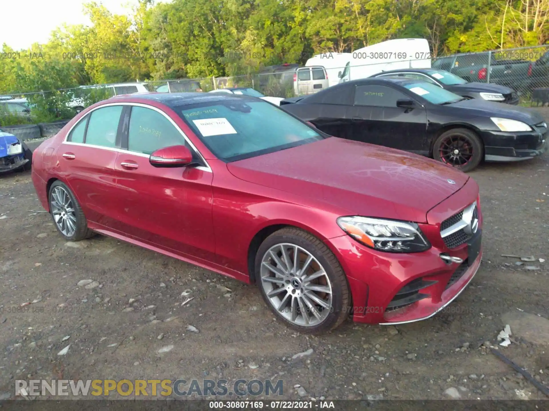 1 Photograph of a damaged car 55SWF8EB3KU308252 MERCEDES-BENZ C-CLASS 2019