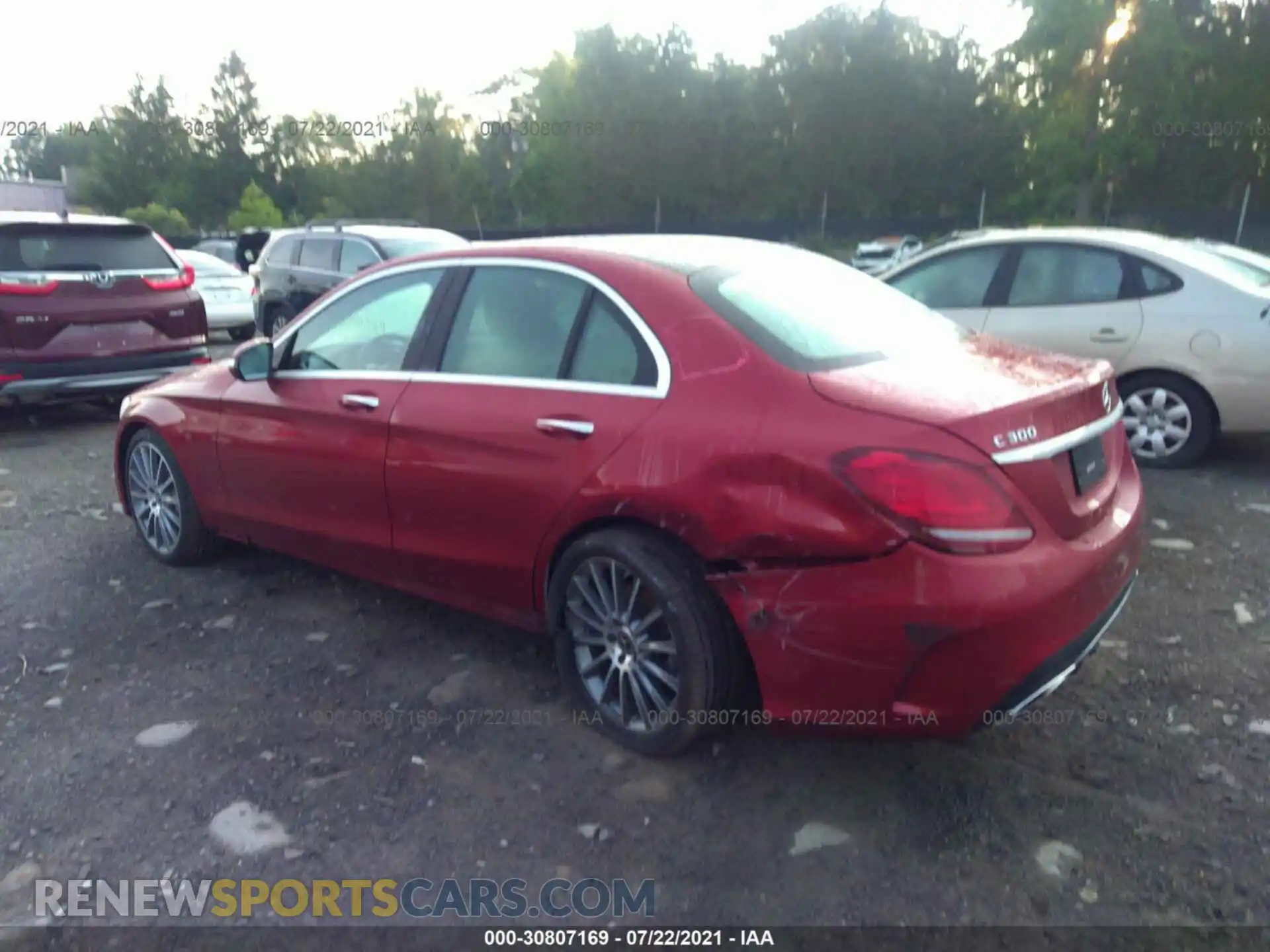 3 Photograph of a damaged car 55SWF8EB3KU308252 MERCEDES-BENZ C-CLASS 2019