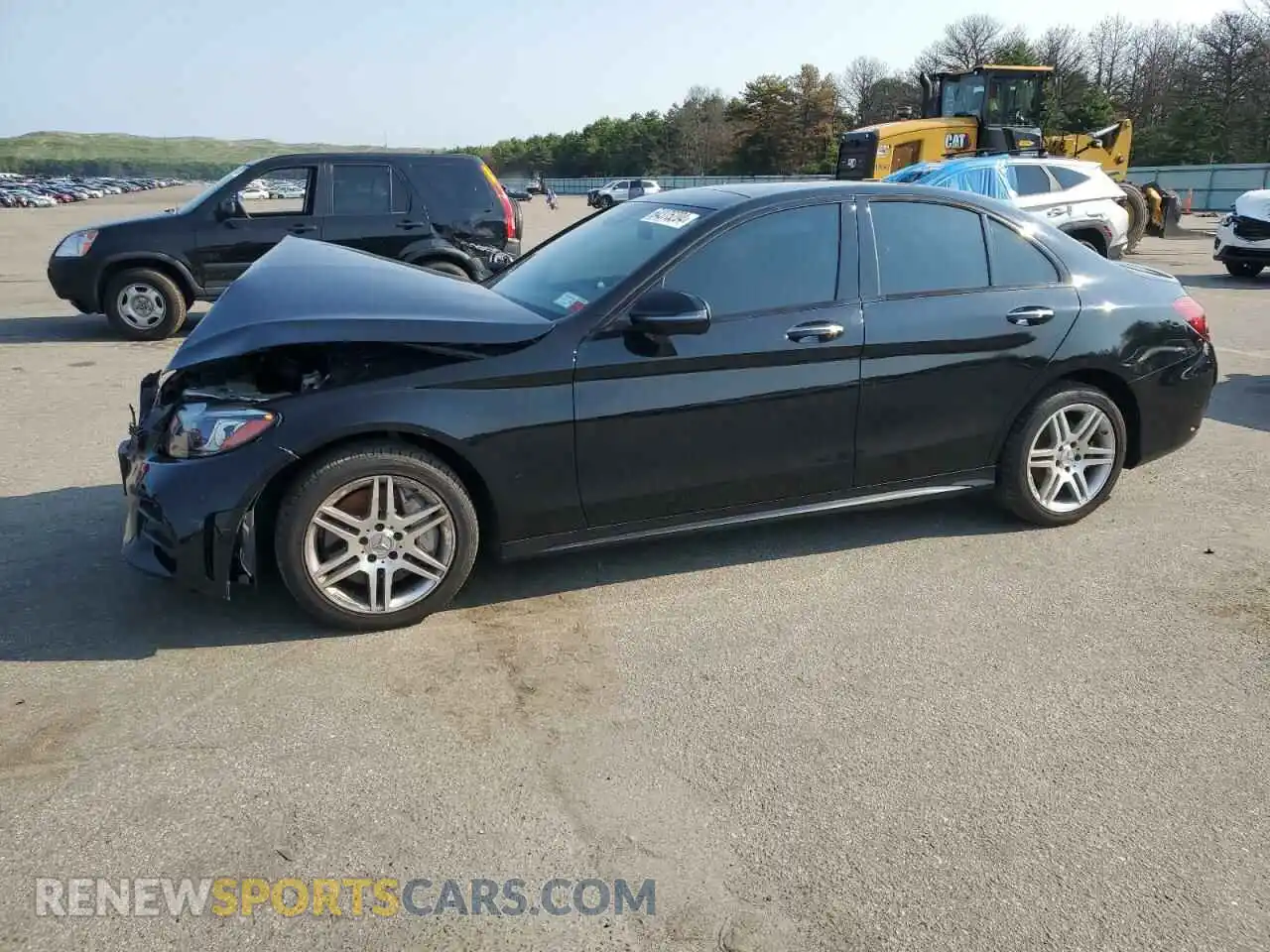1 Photograph of a damaged car 55SWF8EB3KU313399 MERCEDES-BENZ C-CLASS 2019