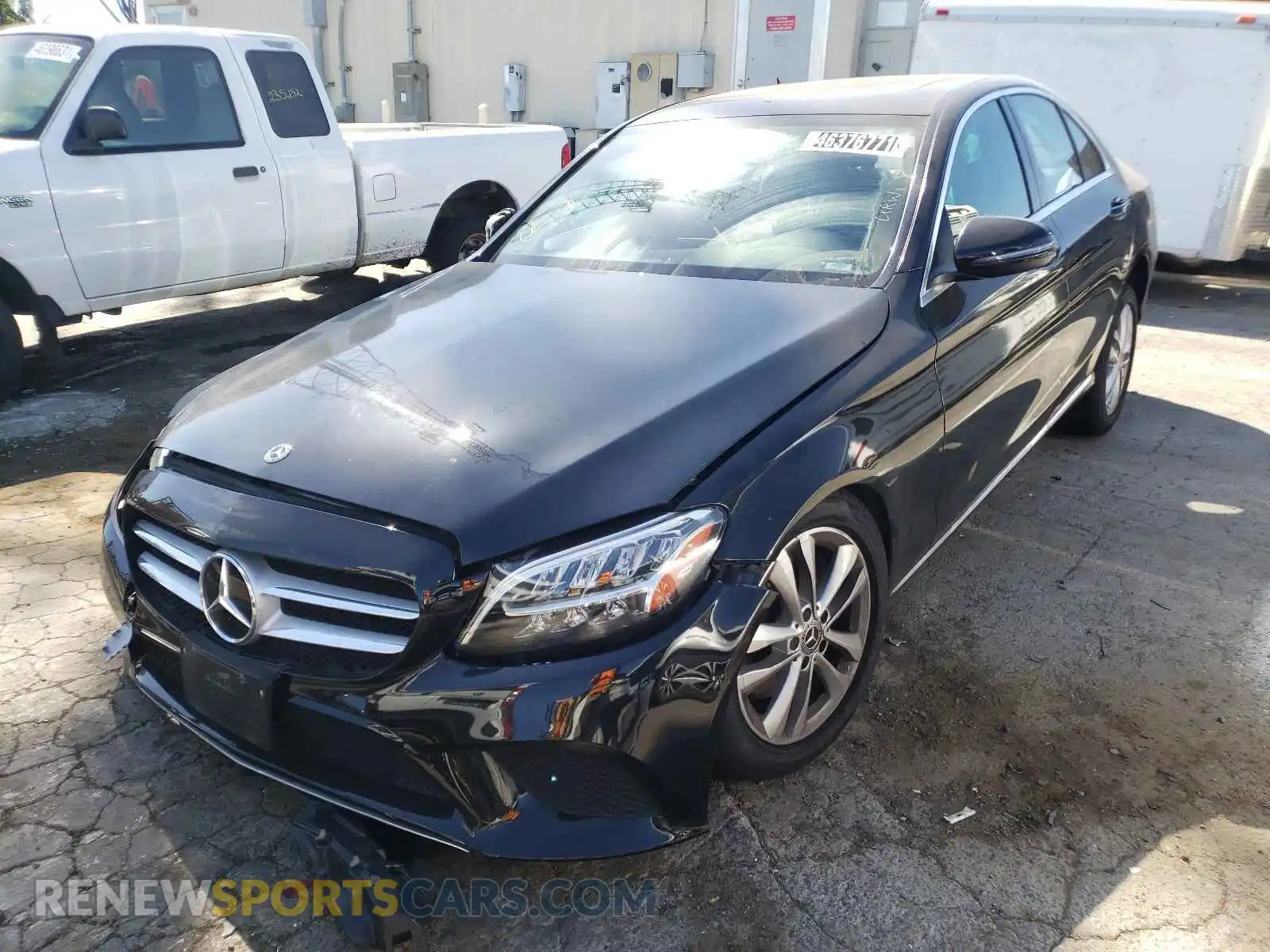 2 Photograph of a damaged car 55SWF8EB3KU315766 MERCEDES-BENZ C-CLASS 2019