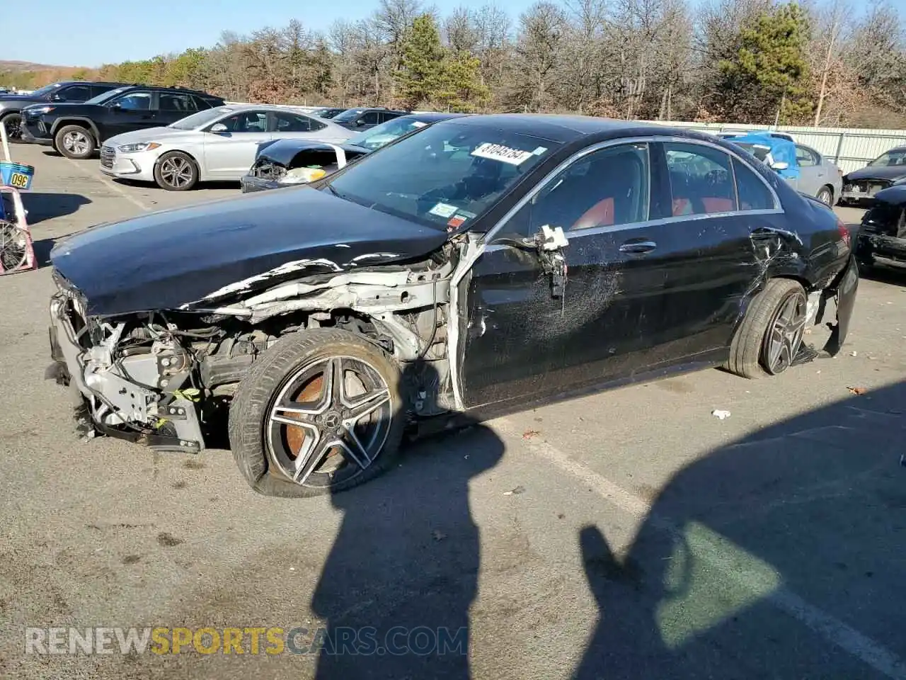 1 Photograph of a damaged car 55SWF8EB3KU318456 MERCEDES-BENZ C-CLASS 2019