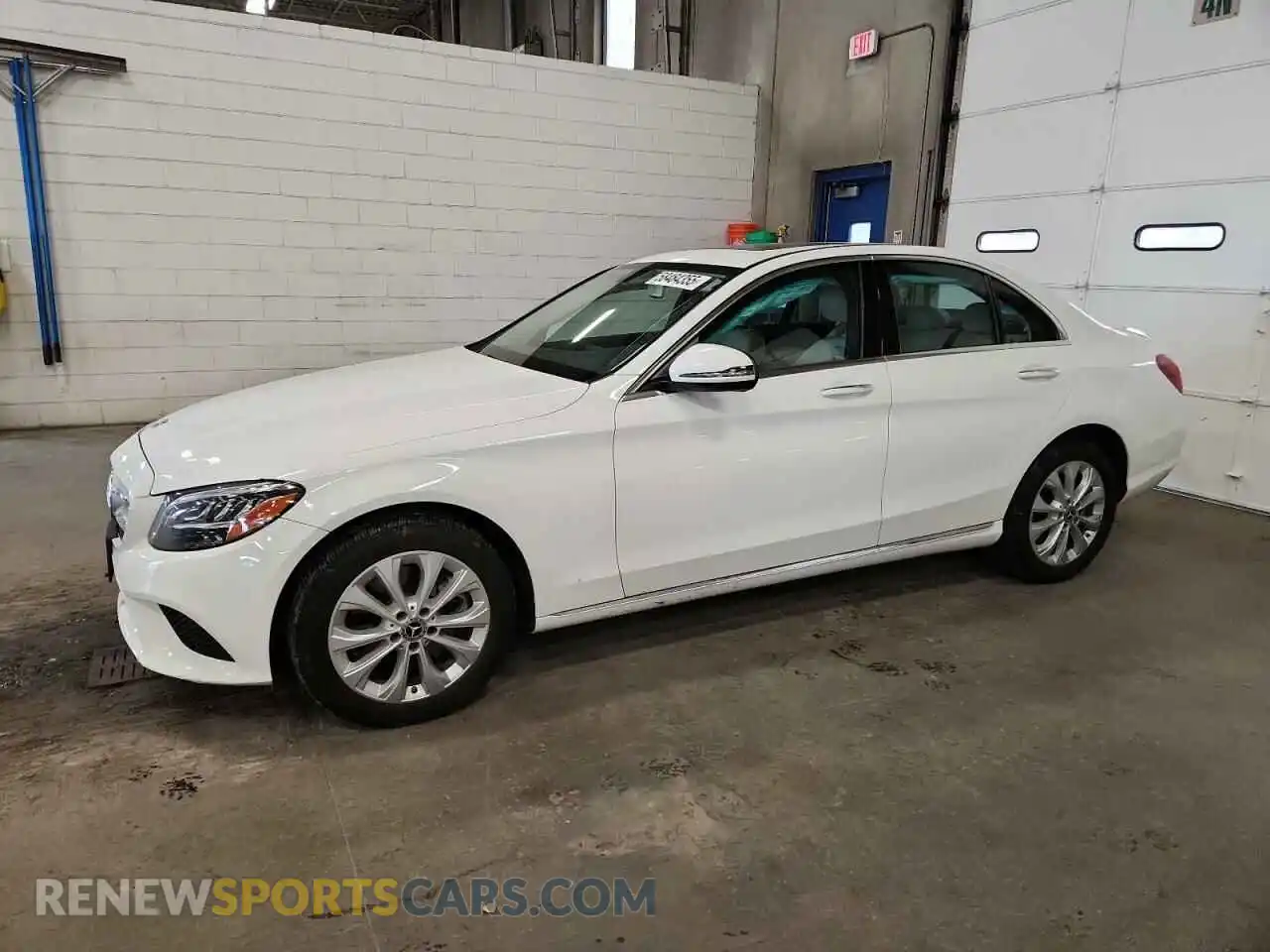 1 Photograph of a damaged car 55SWF8EB4KU301052 MERCEDES-BENZ C-CLASS 2019