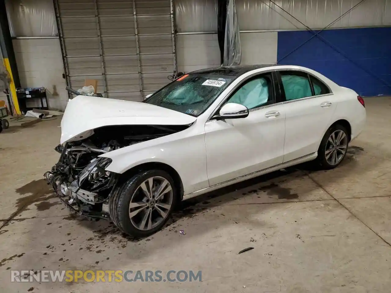 1 Photograph of a damaged car 55SWF8EB4KU314691 MERCEDES-BENZ C-CLASS 2019