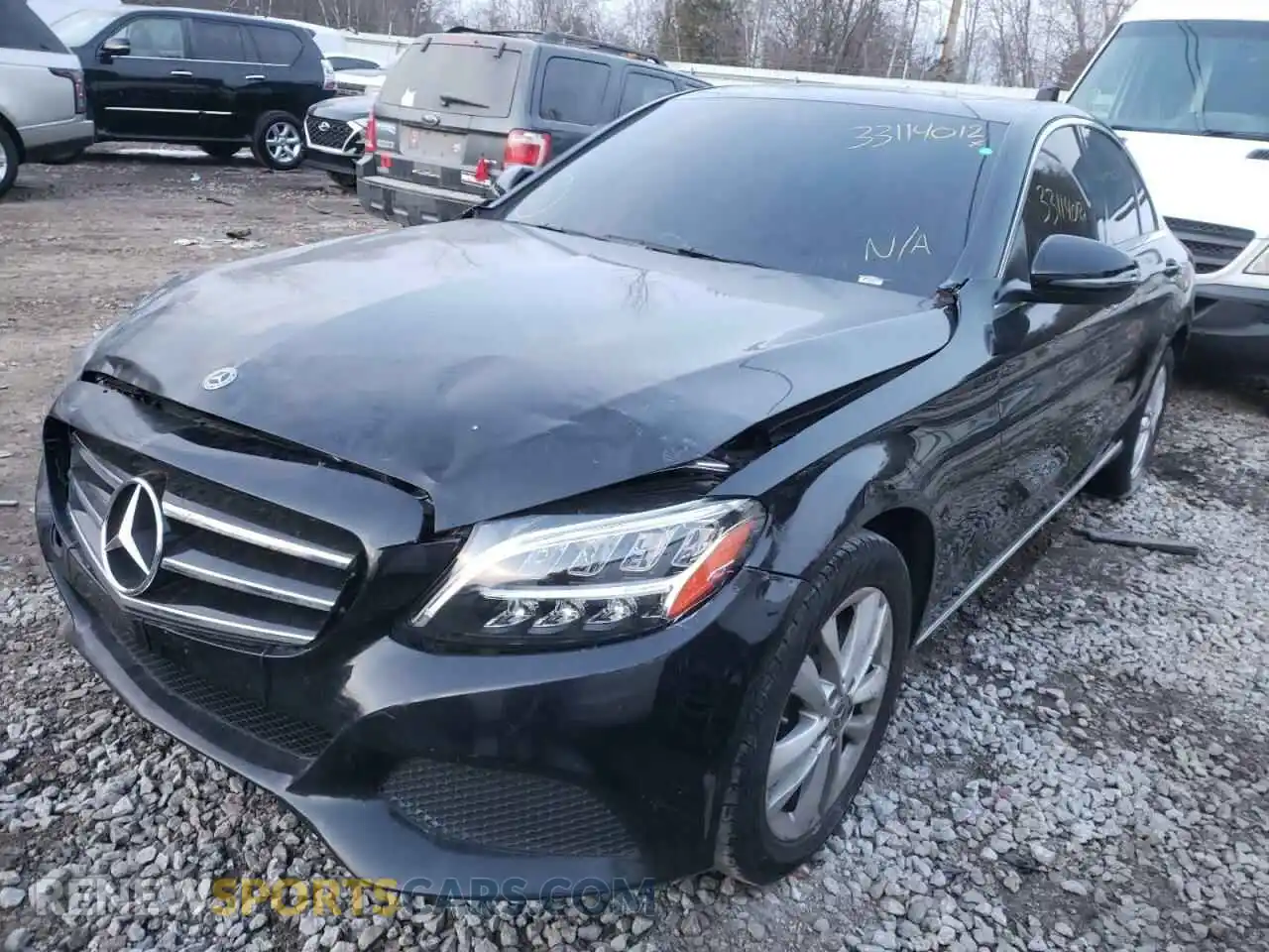 2 Photograph of a damaged car 55SWF8EB4KU315971 MERCEDES-BENZ C-CLASS 2019
