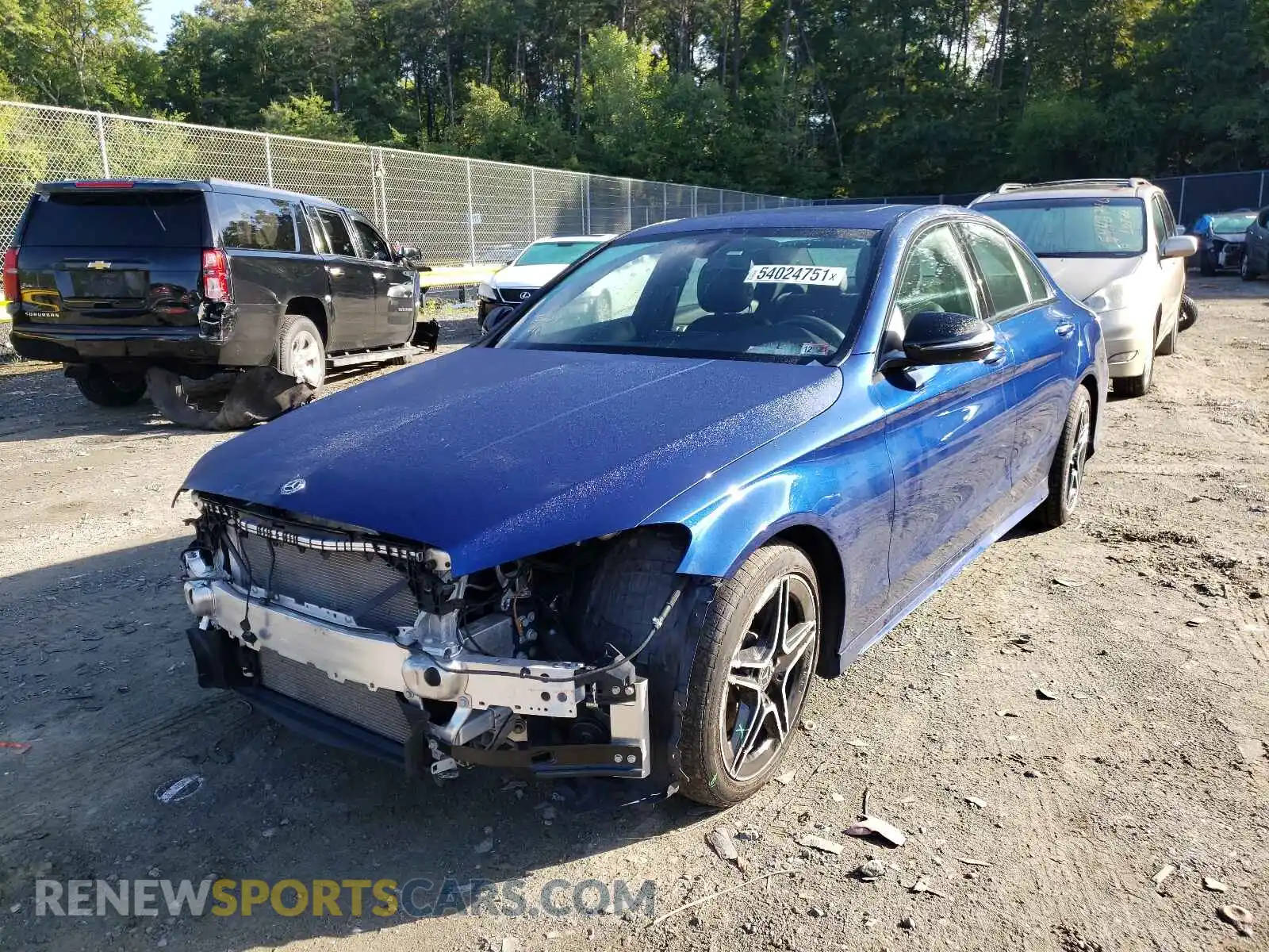 2 Photograph of a damaged car 55SWF8EB5KU292121 MERCEDES-BENZ C-CLASS 2019
