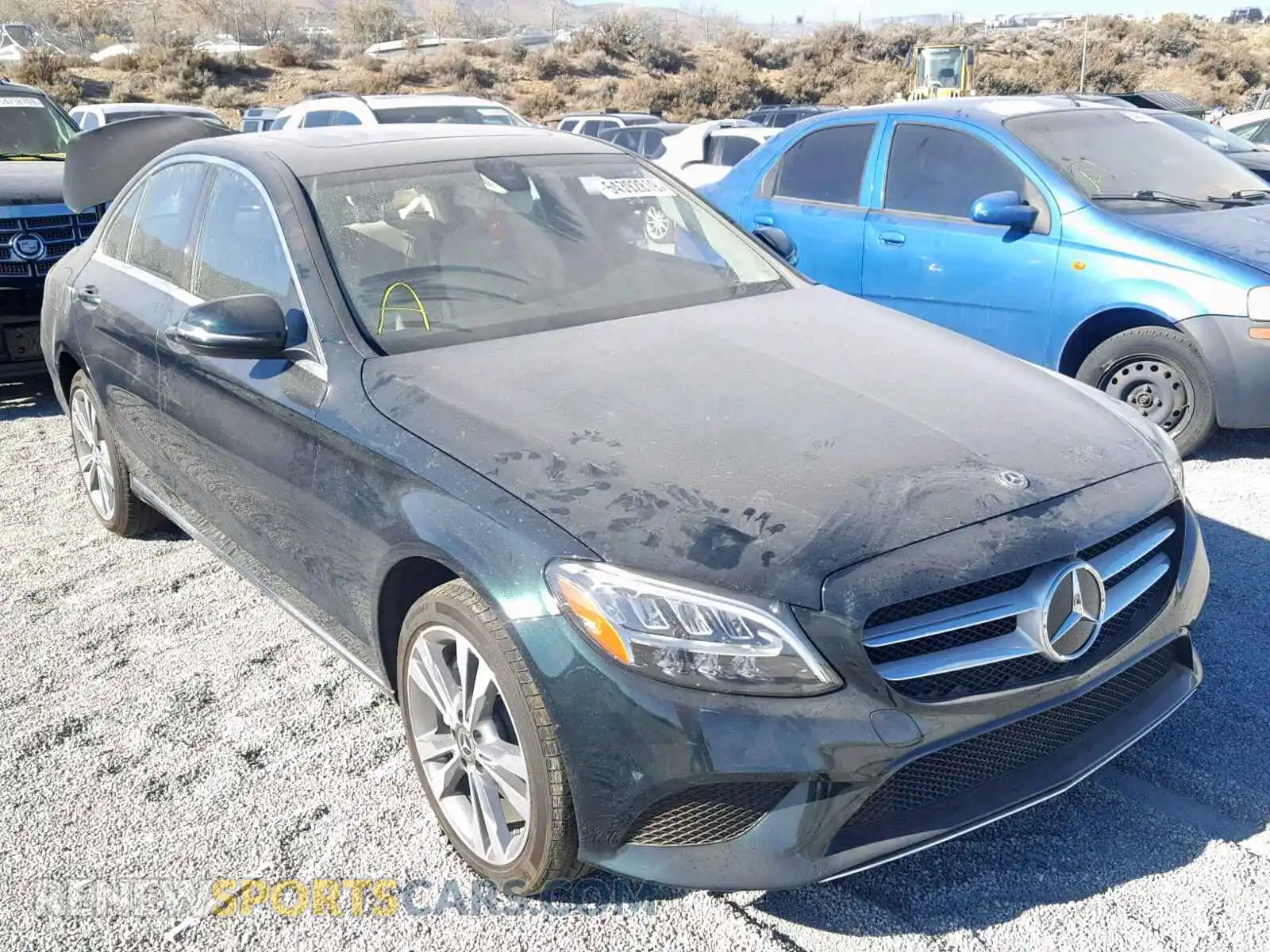 1 Photograph of a damaged car 55SWF8EB5KU299599 MERCEDES-BENZ C CLASS 2019