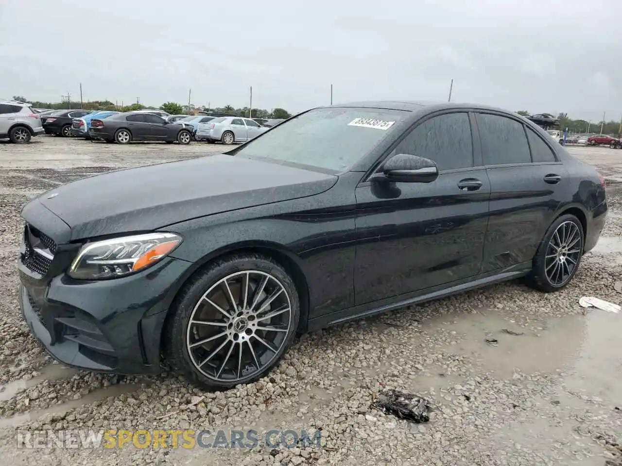 1 fotografías del automóvil dañado 55SWF8EB5KU304591 MERCEDES-BENZ C-CLASS 2019