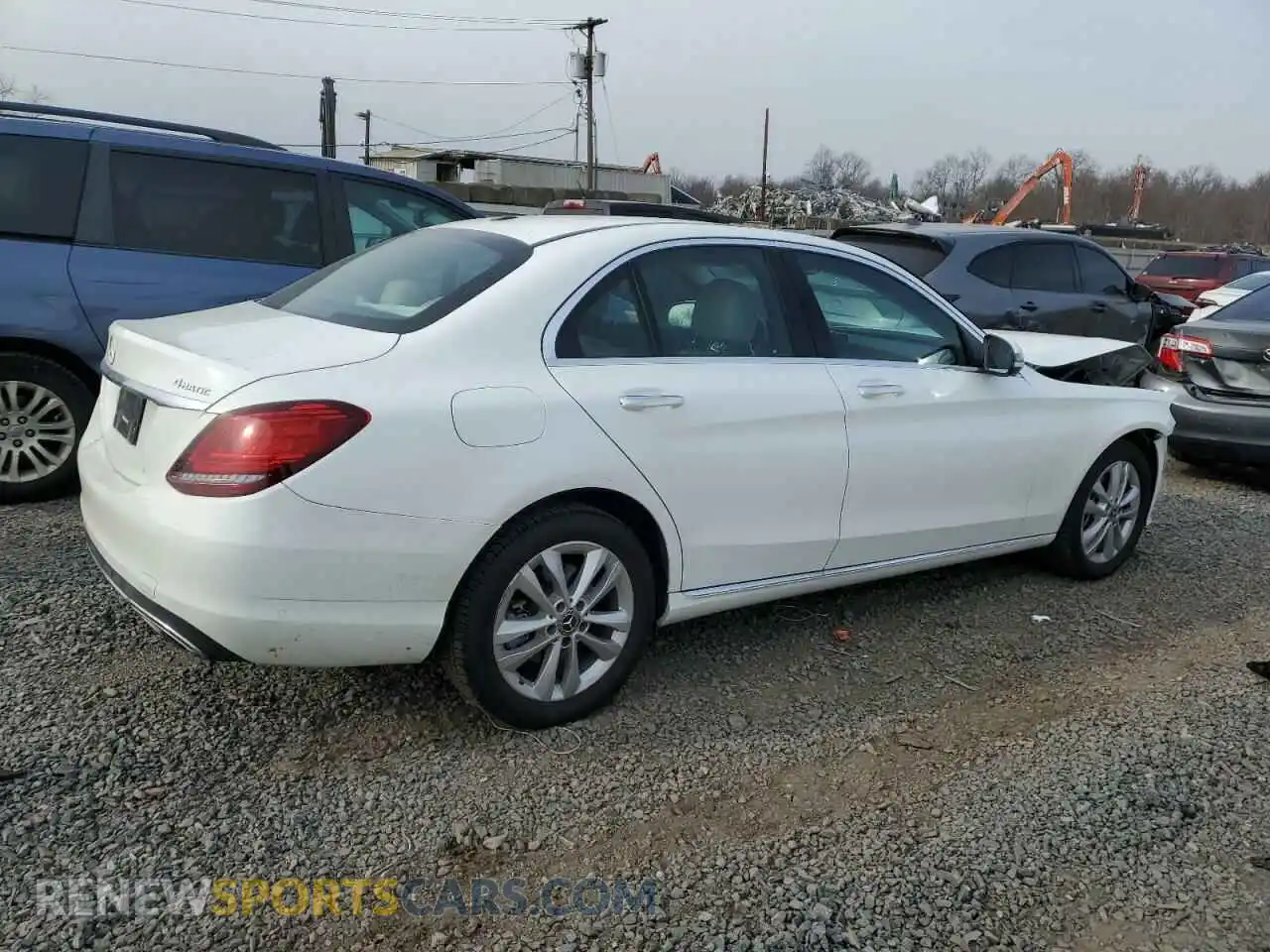 3 Photograph of a damaged car 55SWF8EB5KU305563 MERCEDES-BENZ C-CLASS 2019