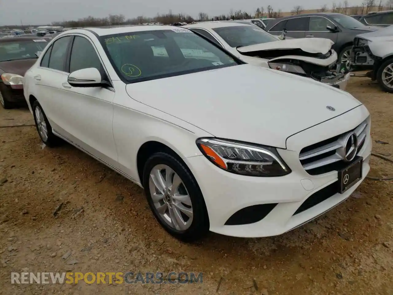 1 Photograph of a damaged car 55SWF8EB5KU306549 MERCEDES-BENZ C-CLASS 2019