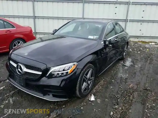 2 Photograph of a damaged car 55SWF8EB7KU282982 MERCEDES-BENZ C CLASS 2019