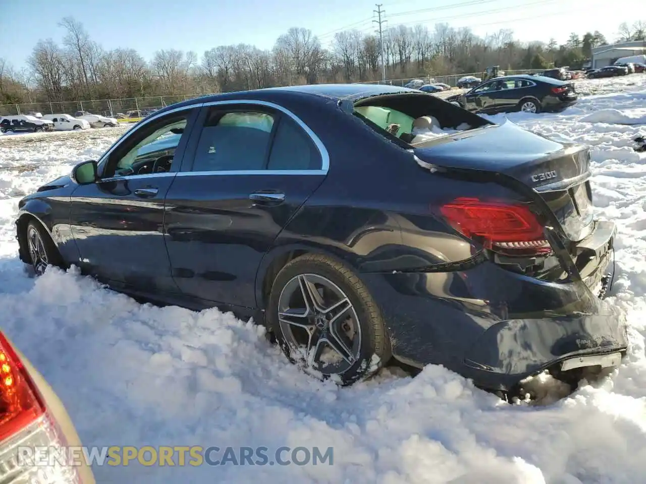 2 Photograph of a damaged car 55SWF8EB7KU283677 MERCEDES-BENZ C-CLASS 2019
