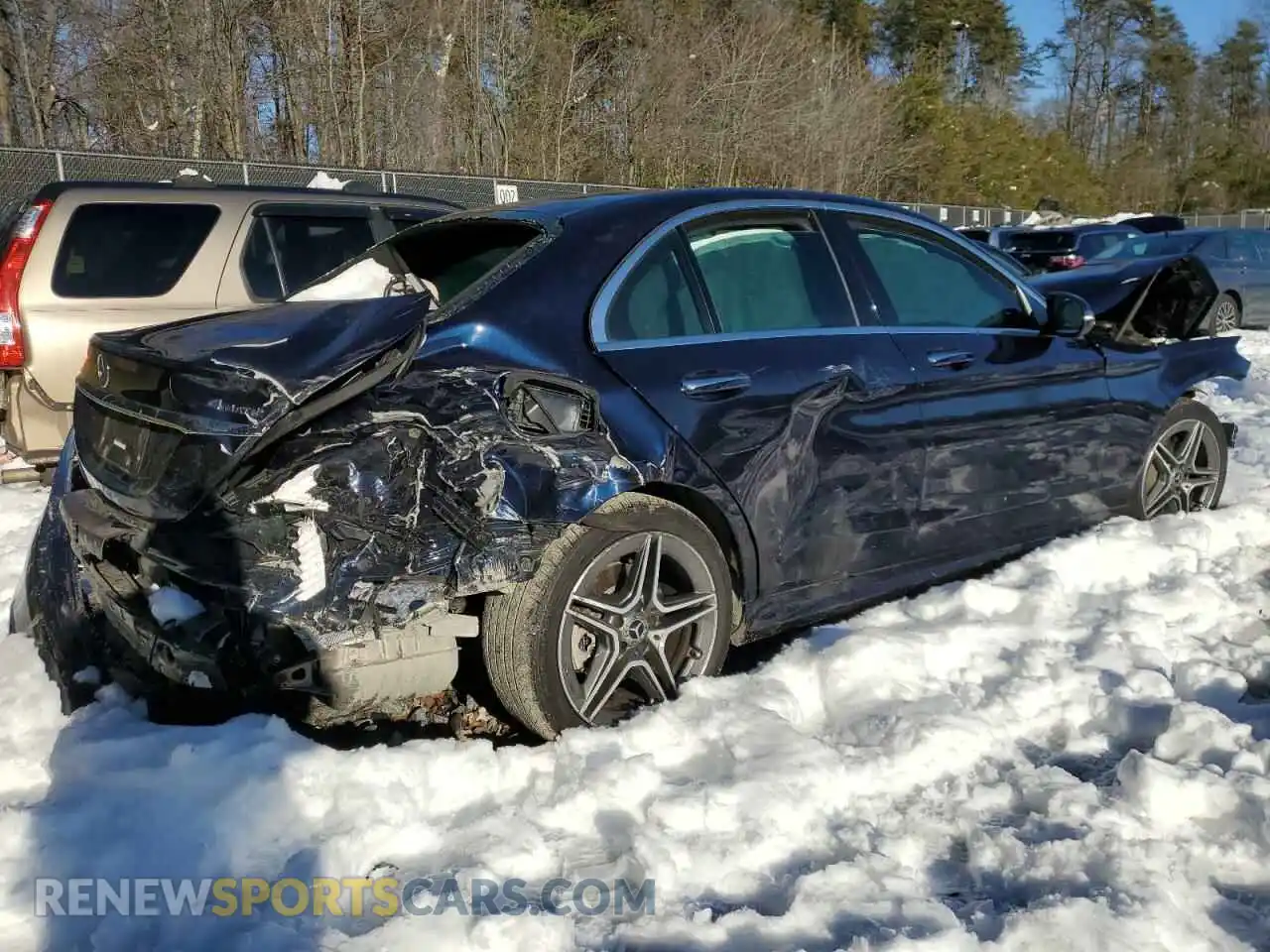 3 Photograph of a damaged car 55SWF8EB7KU283677 MERCEDES-BENZ C-CLASS 2019