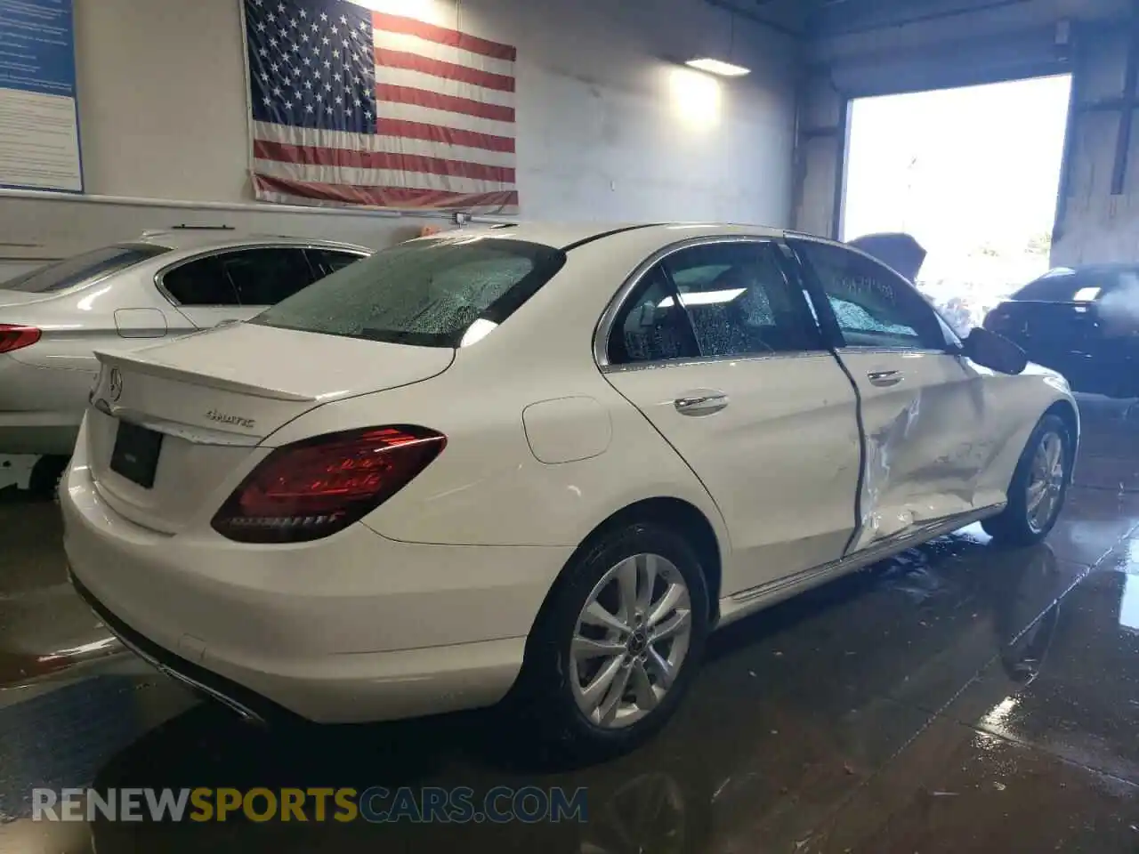 3 Photograph of a damaged car 55SWF8EB7KU309761 MERCEDES-BENZ C-CLASS 2019