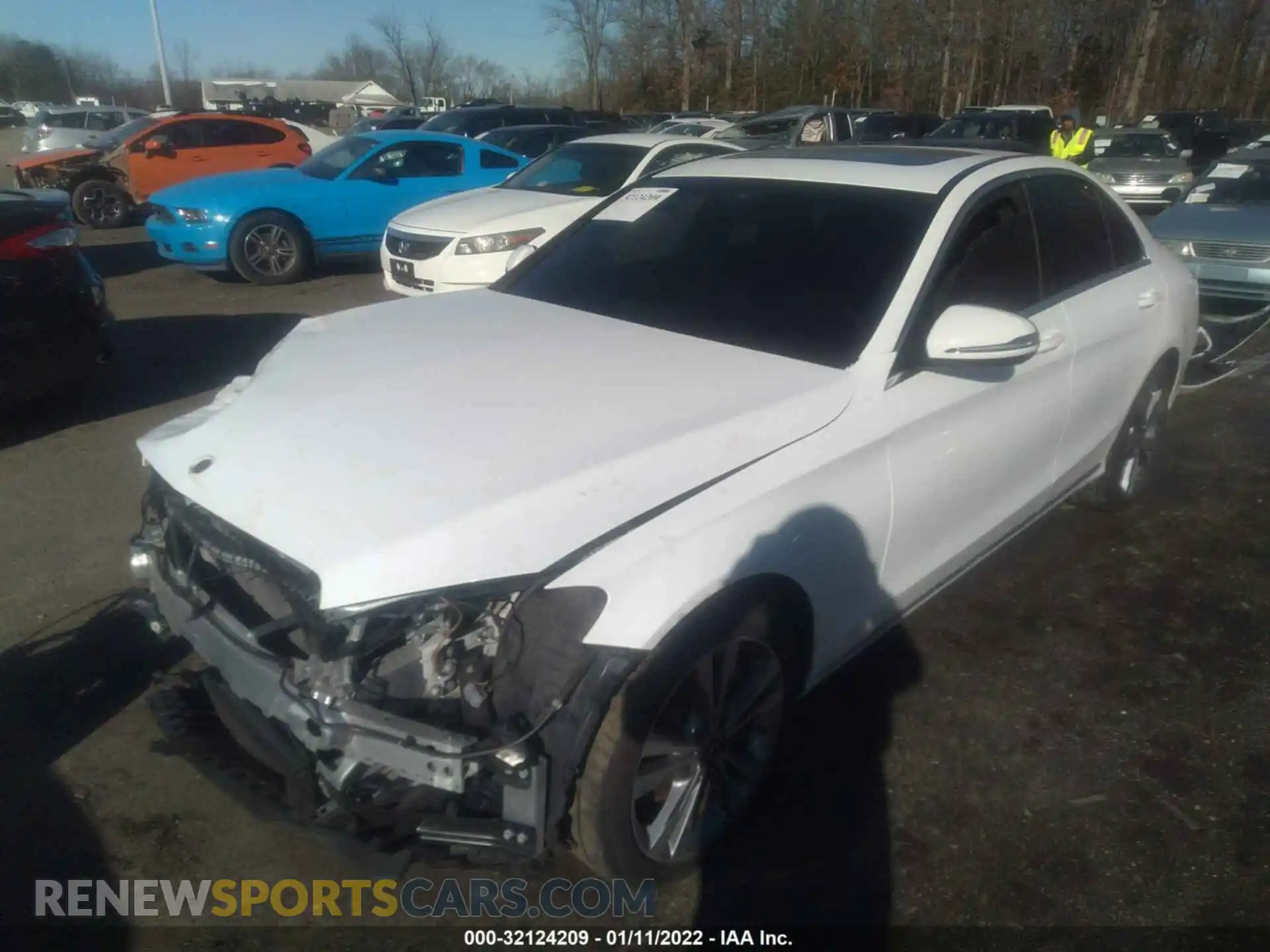 2 Photograph of a damaged car 55SWF8EB8KU287768 MERCEDES-BENZ C-CLASS 2019