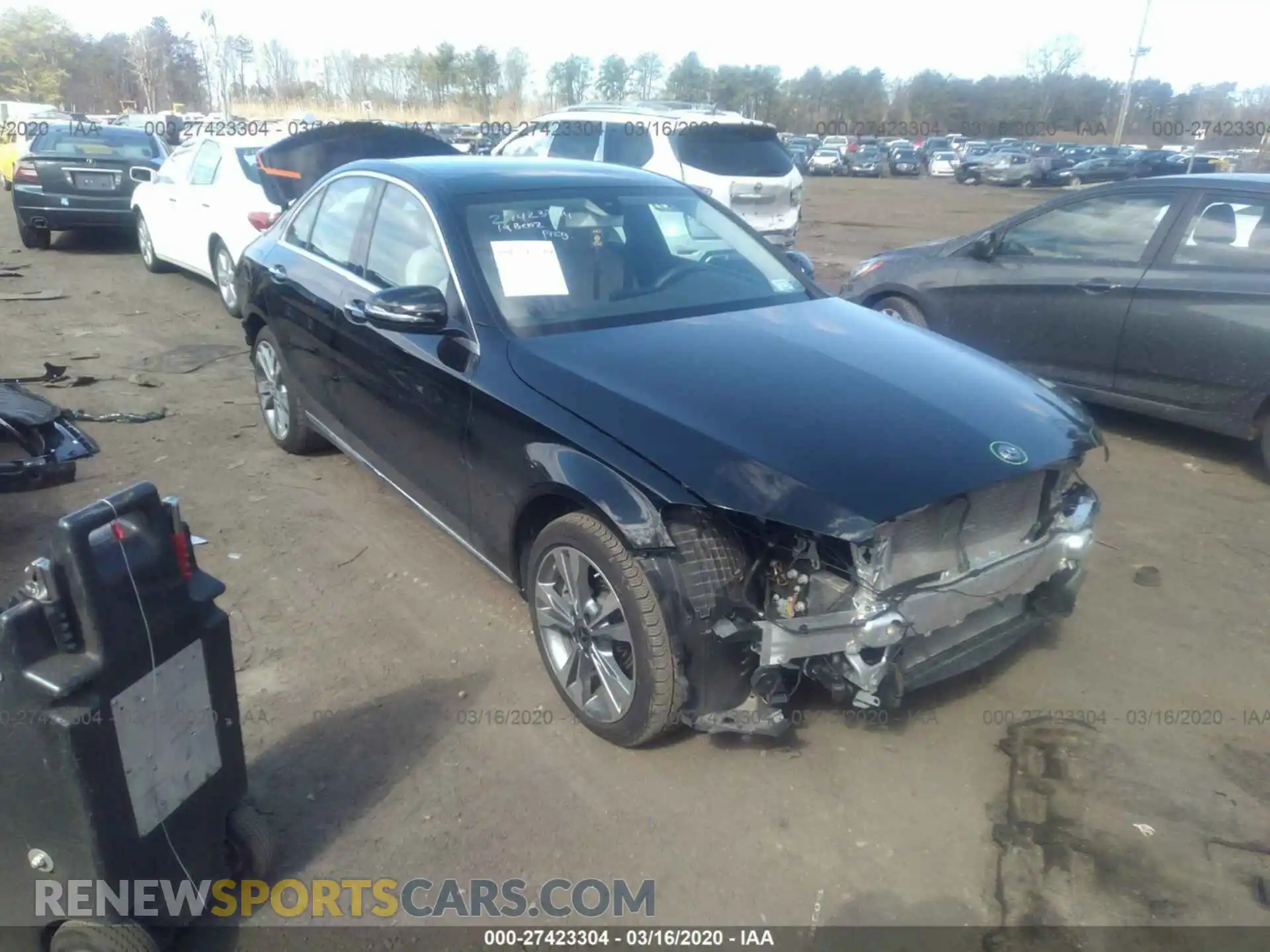 1 Photograph of a damaged car 55SWF8EB8KU304584 MERCEDES-BENZ C-CLASS 2019