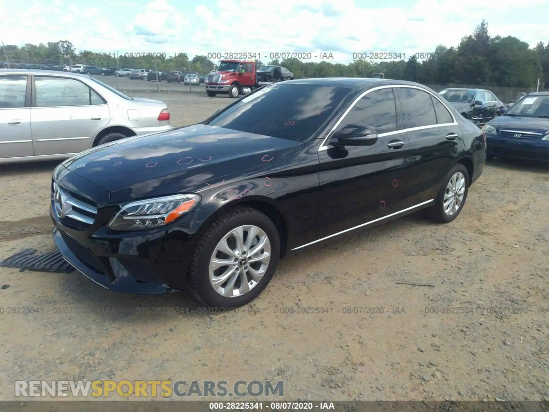 2 Photograph of a damaged car 55SWF8EB8KU305542 MERCEDES-BENZ C-CLASS 2019