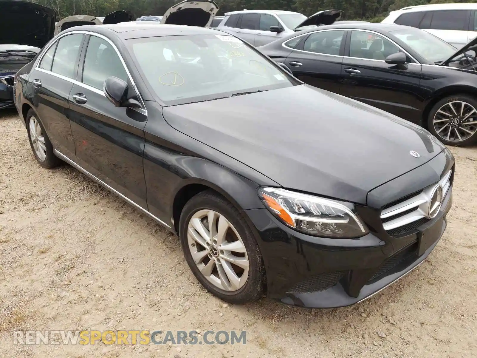1 Photograph of a damaged car 55SWF8EB8KU313690 MERCEDES-BENZ C-CLASS 2019