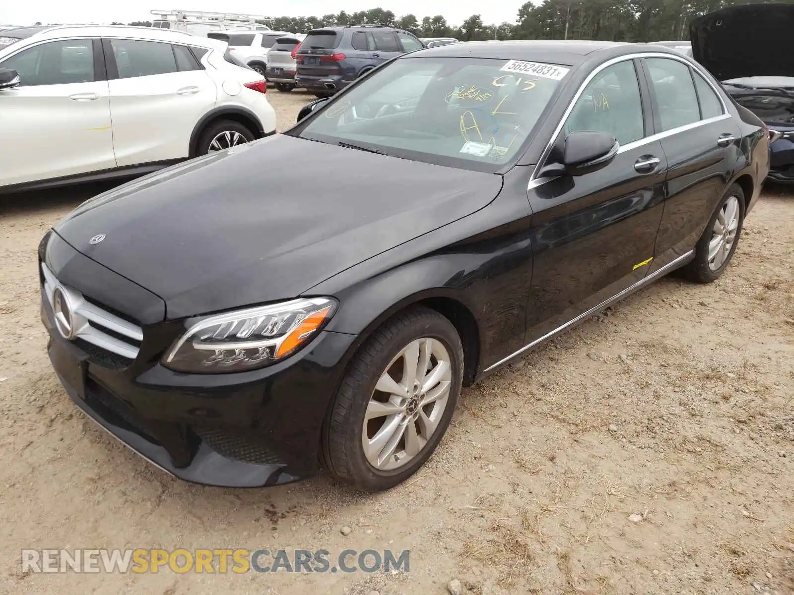 2 Photograph of a damaged car 55SWF8EB8KU313690 MERCEDES-BENZ C-CLASS 2019