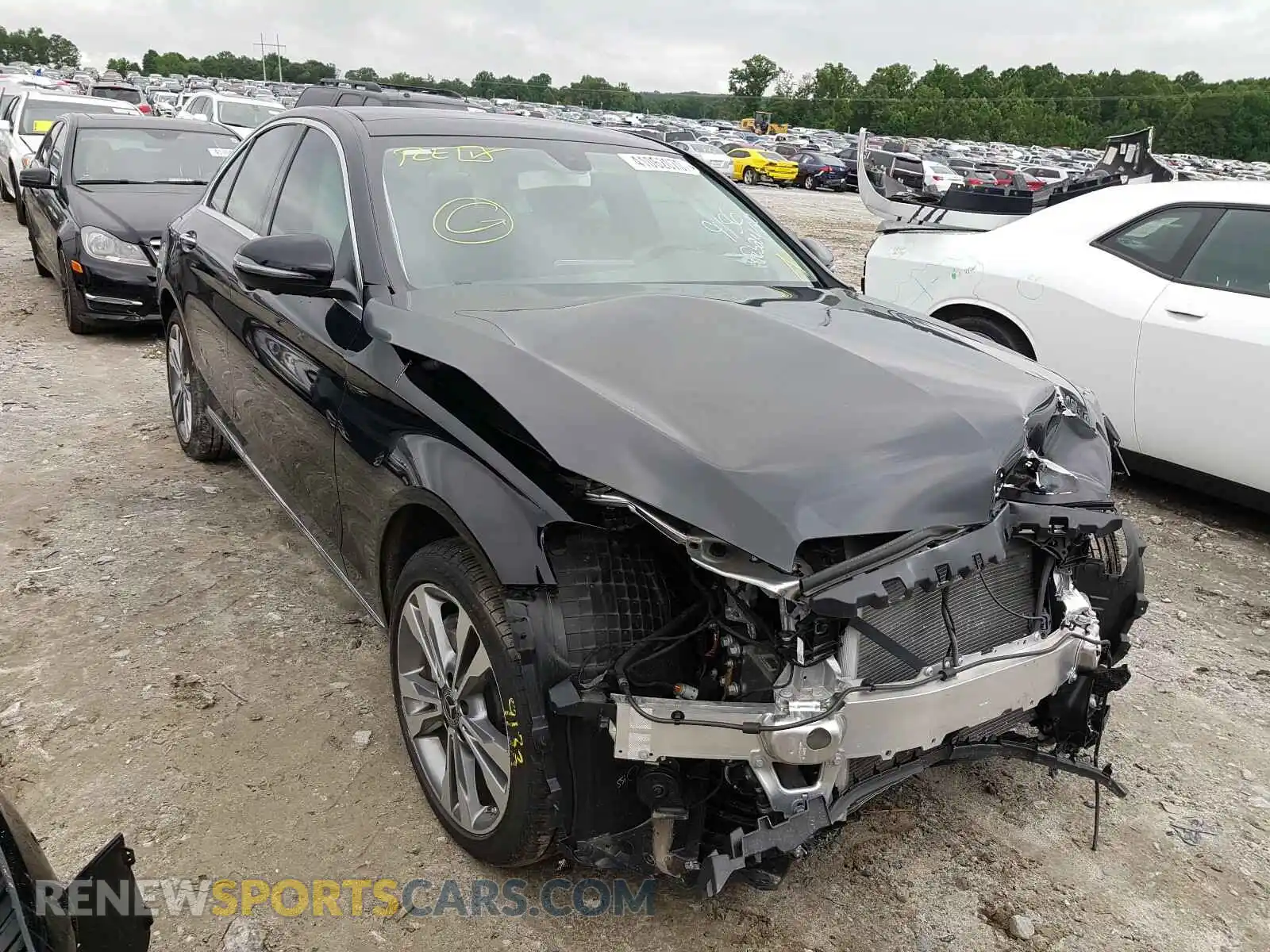 1 Photograph of a damaged car 55SWF8EB9KU289156 MERCEDES-BENZ C CLASS 2019