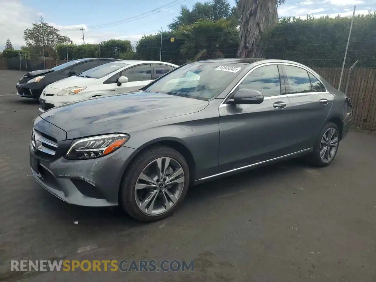1 fotografías del automóvil dañado 55SWF8EB9KU291263 MERCEDES-BENZ C-CLASS 2019