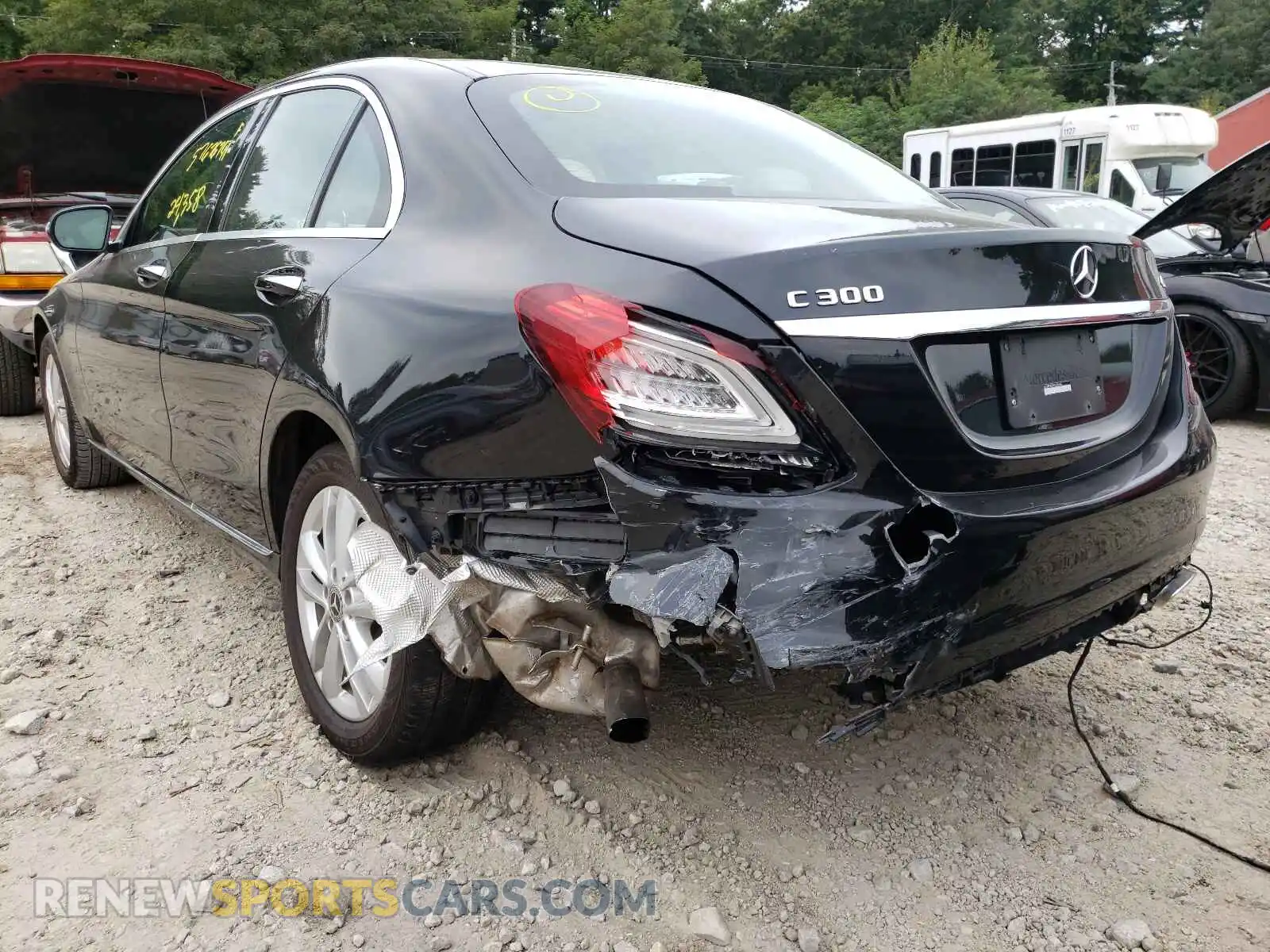 3 Photograph of a damaged car 55SWF8EBXKU285648 MERCEDES-BENZ C-CLASS 2019