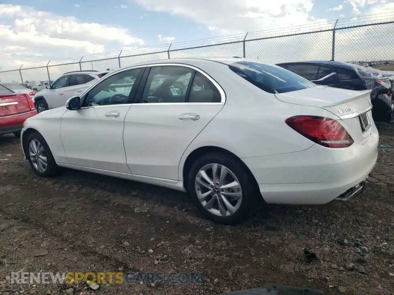 2 Photograph of a damaged car 55SWF8EBXKU288050 MERCEDES-BENZ C-CLASS 2019