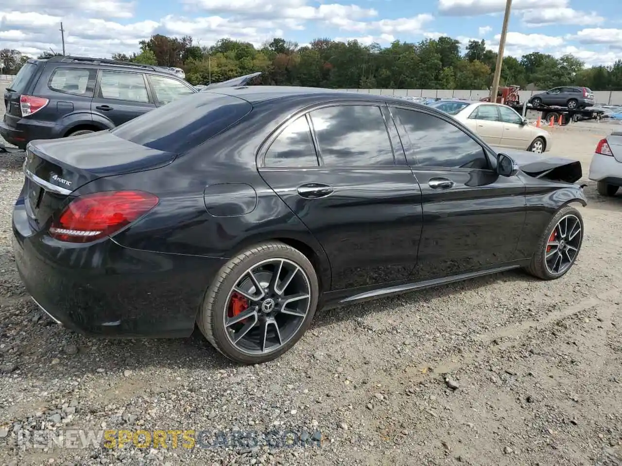3 Photograph of a damaged car 55SWF8EBXKU299162 MERCEDES-BENZ C-CLASS 2019