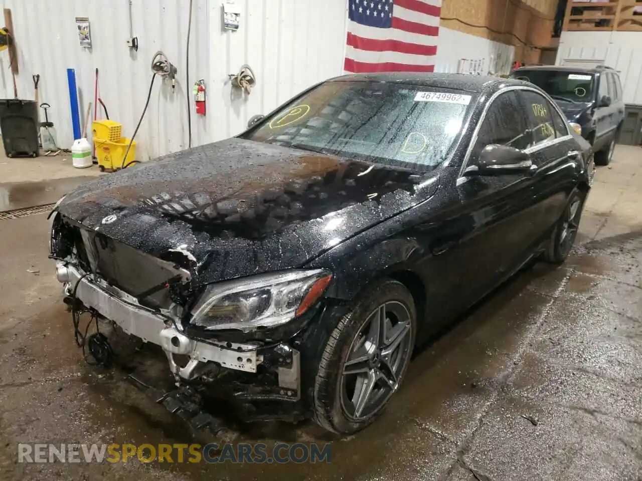 2 Photograph of a damaged car 55SWF8EBXKU313304 MERCEDES-BENZ C-CLASS 2019