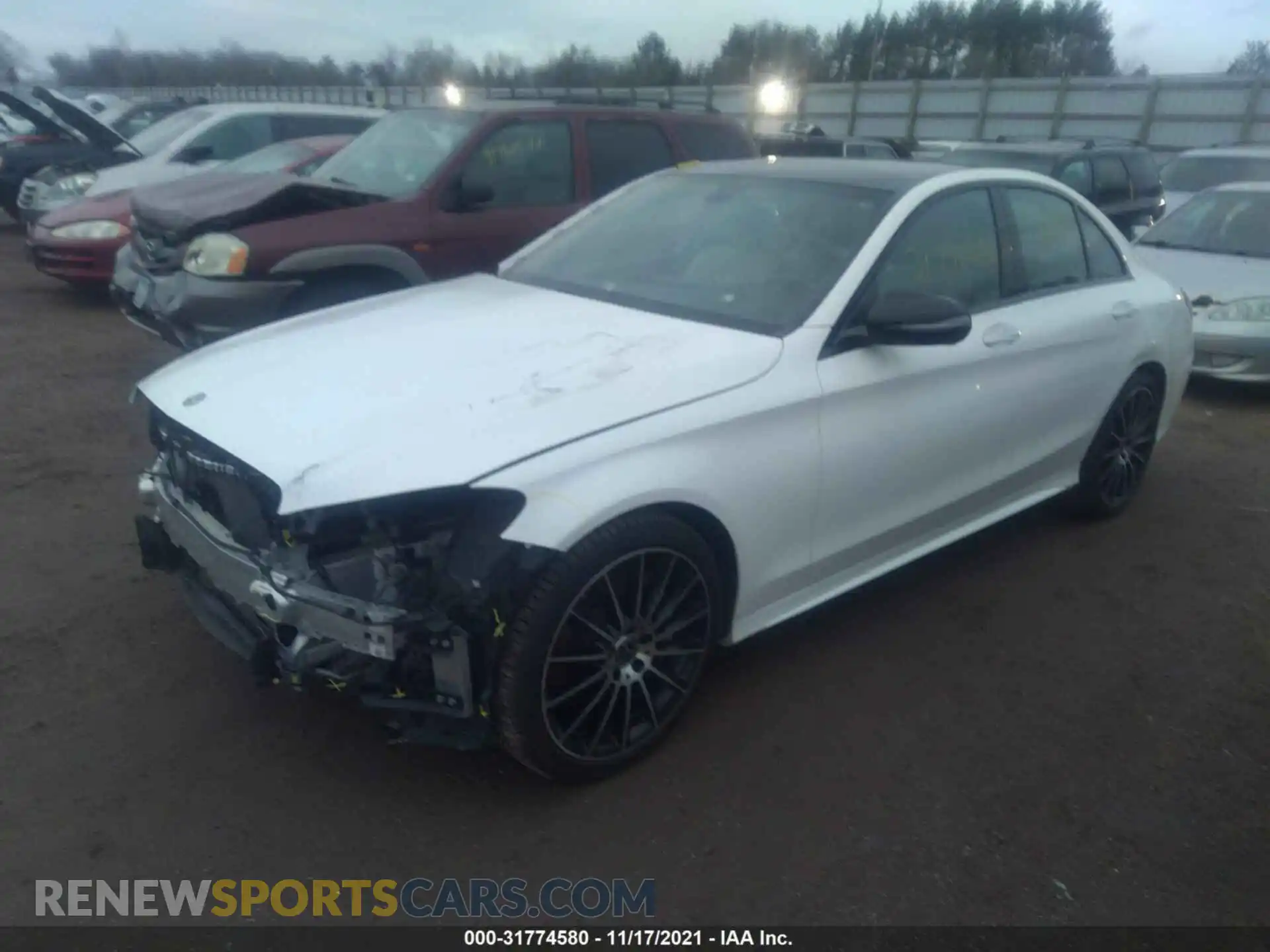 2 Photograph of a damaged car 55SWF8EBXKU321984 MERCEDES-BENZ C-CLASS 2019
