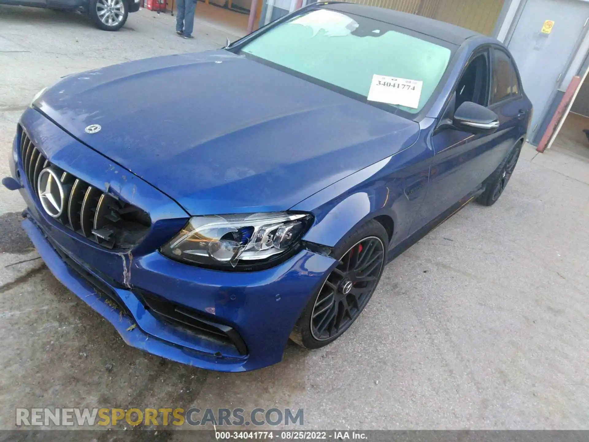 2 Photograph of a damaged car 55SWF8HB3KU302883 MERCEDES-BENZ C-CLASS 2019