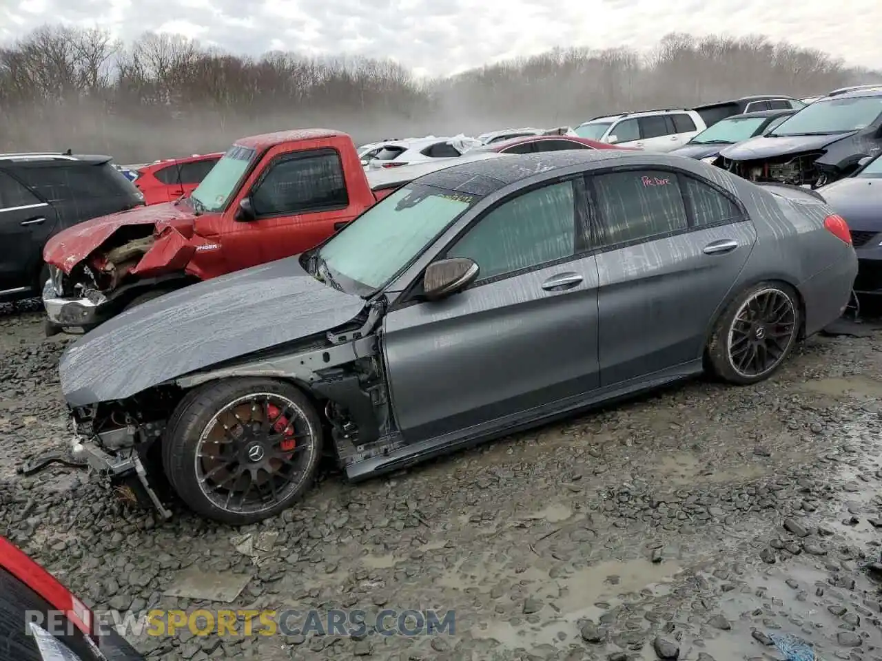 1 Фотография поврежденного автомобиля 55SWF8HB8KU307965 MERCEDES-BENZ C-CLASS 2019
