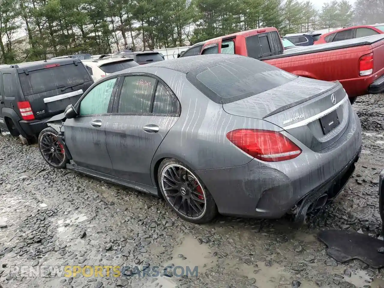 2 Фотография поврежденного автомобиля 55SWF8HB8KU307965 MERCEDES-BENZ C-CLASS 2019
