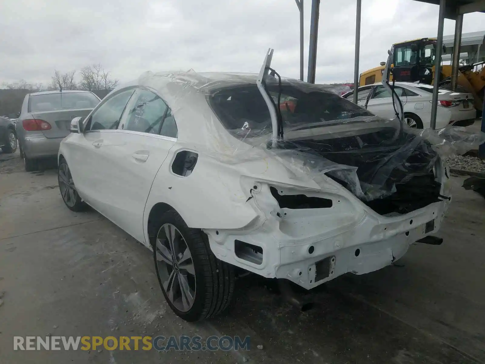 3 Photograph of a damaged car WDDSJ4EB1KN705151 MERCEDES-BENZ C CLASS 2019