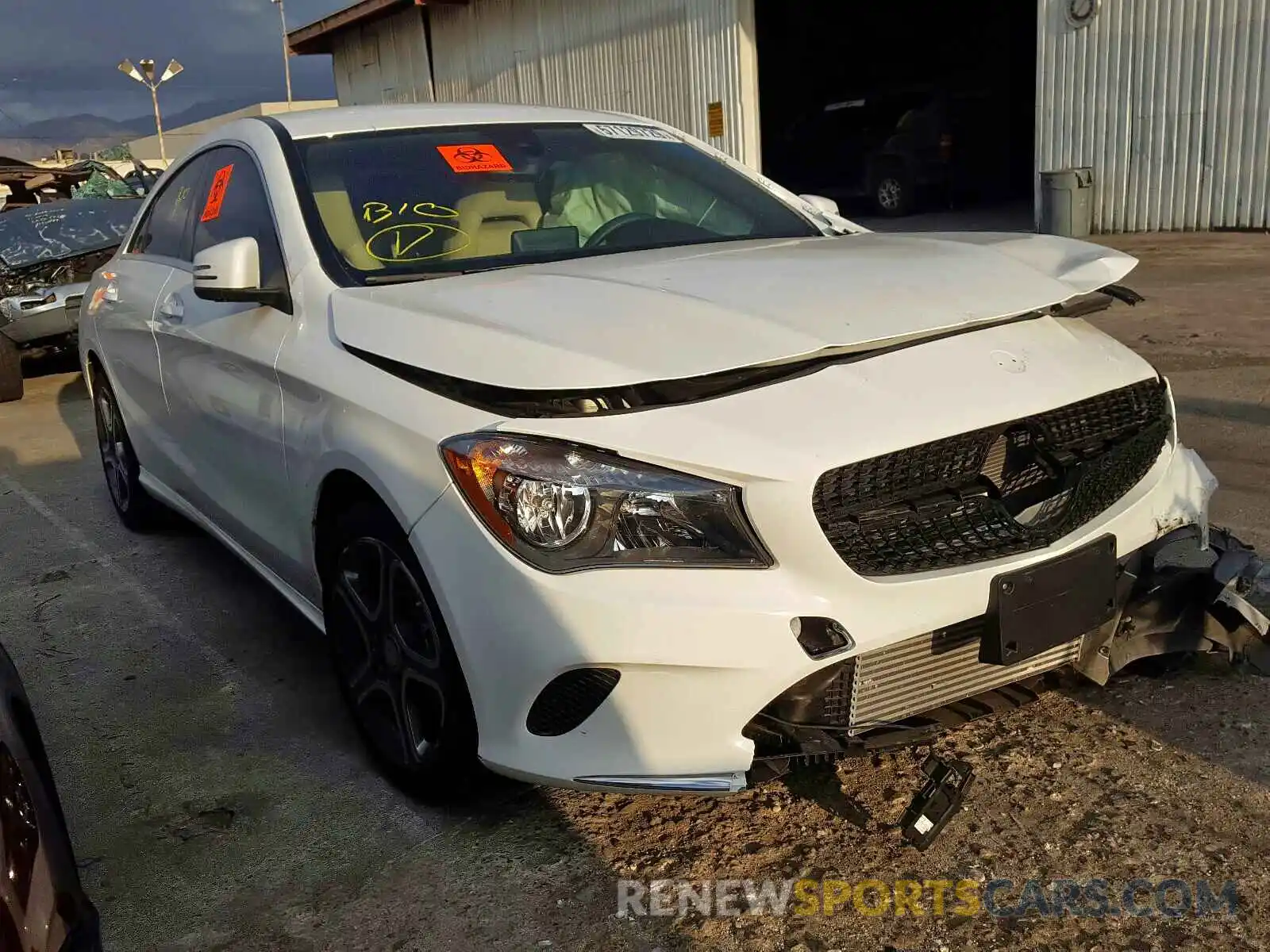 1 Photograph of a damaged car WDDSJ4EB1KN740661 MERCEDES-BENZ C CLASS 2019