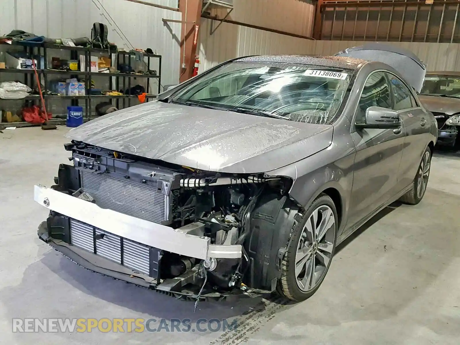 2 fotografías del automóvil dañado WDDSJ4EB3KN726972 MERCEDES-BENZ C CLASS 2019
