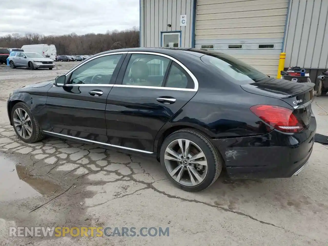 2 Photograph of a damaged car WDDWF8EB0KR514159 MERCEDES-BENZ C-CLASS 2019