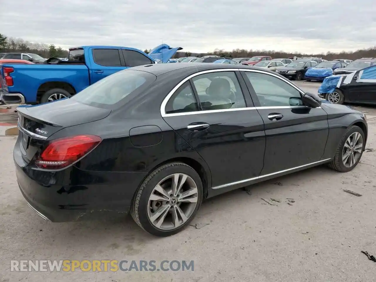 3 Photograph of a damaged car WDDWF8EB0KR514159 MERCEDES-BENZ C-CLASS 2019