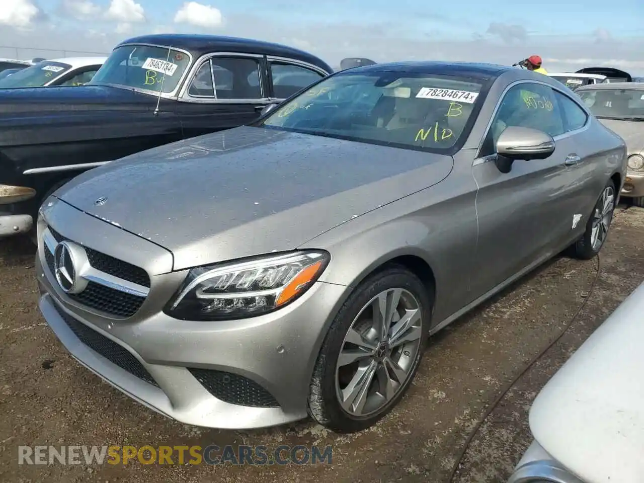 1 Photograph of a damaged car WDDWJ8DB2KF777626 MERCEDES-BENZ C-CLASS 2019