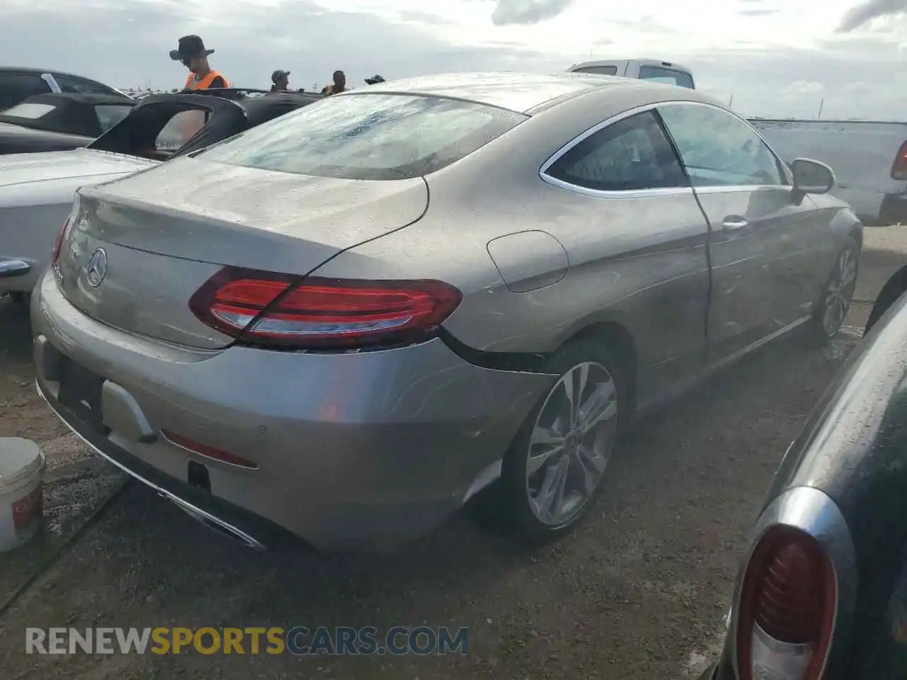 3 Photograph of a damaged car WDDWJ8DB2KF777626 MERCEDES-BENZ C-CLASS 2019