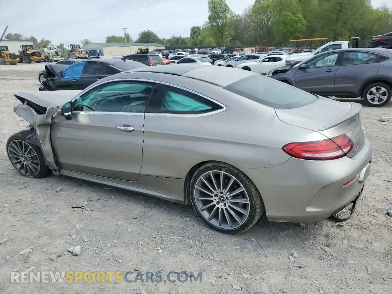 2 Photograph of a damaged car WDDWJ8DB3KF800735 MERCEDES-BENZ C-CLASS 2019