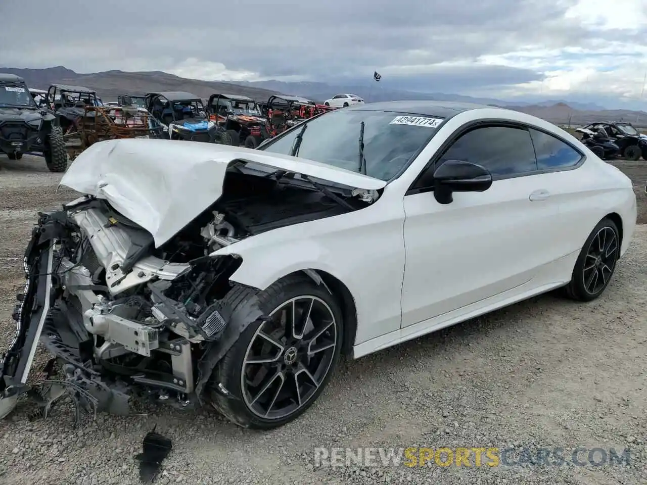 1 Photograph of a damaged car WDDWJ8DB6KF841361 MERCEDES-BENZ C-CLASS 2019