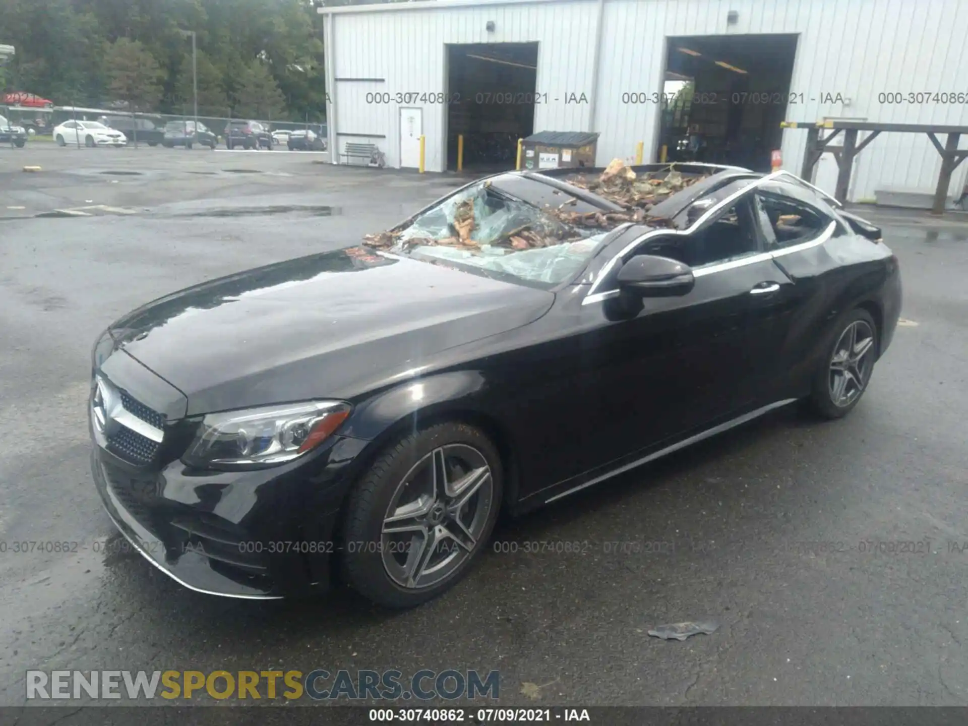 2 Photograph of a damaged car WDDWJ8EB2KF802460 MERCEDES-BENZ C-CLASS 2019