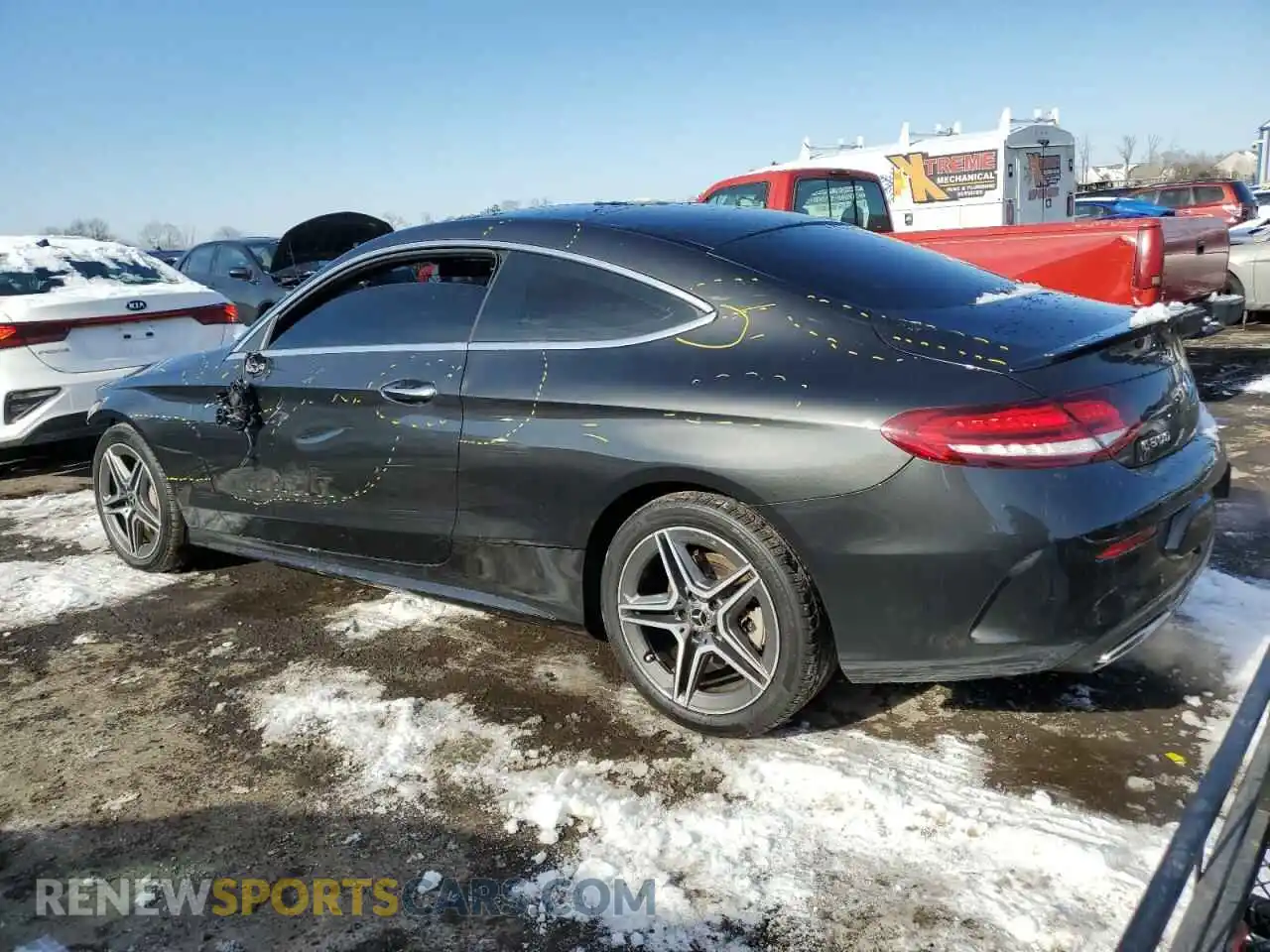 2 Photograph of a damaged car WDDWJ8EB2KF814754 MERCEDES-BENZ C-CLASS 2019