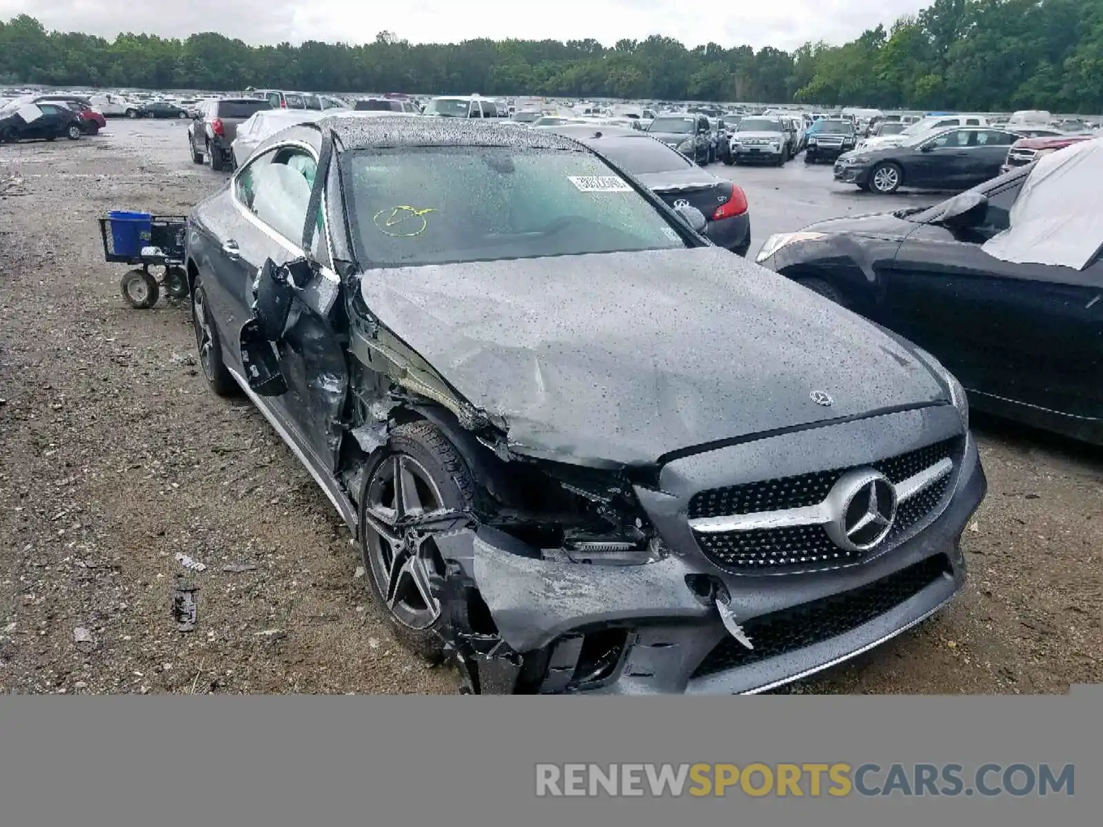 1 Photograph of a damaged car WDDWJ8EB6KF858398 MERCEDES-BENZ C CLASS 2019